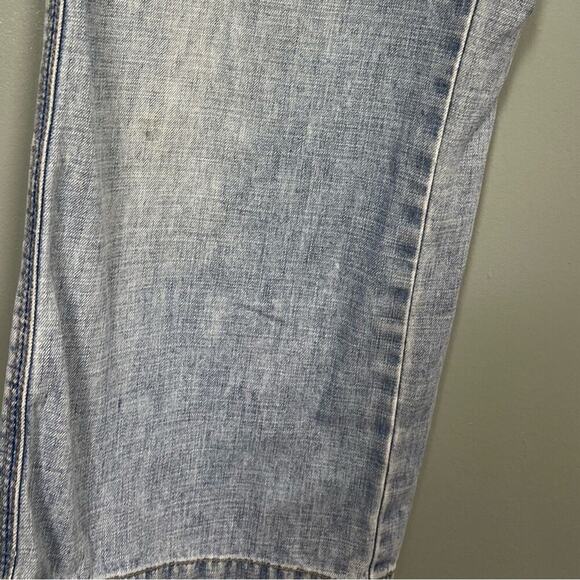 Vintage Levi’s Wide Leg Carpenter Hammer Loop Light Denim - Picture 9 of 15